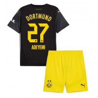 Borussia Dortmund Karim Adeyemi #27 Udebanesæt Børn 2024-25 Kortærmet (+ Korte bukser)